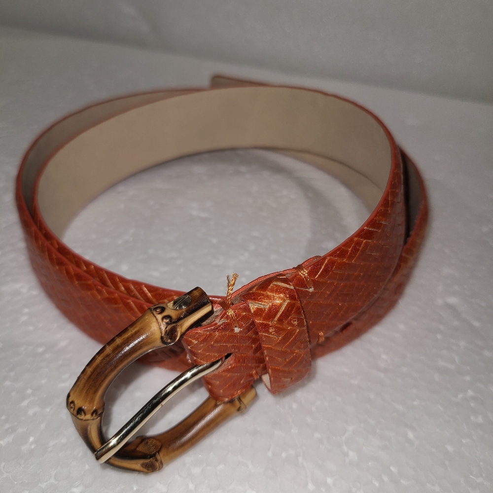 Leather belt